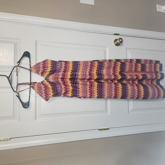 Wild Fable Pink and Purple Halter Sundress - Picture 6 of 11